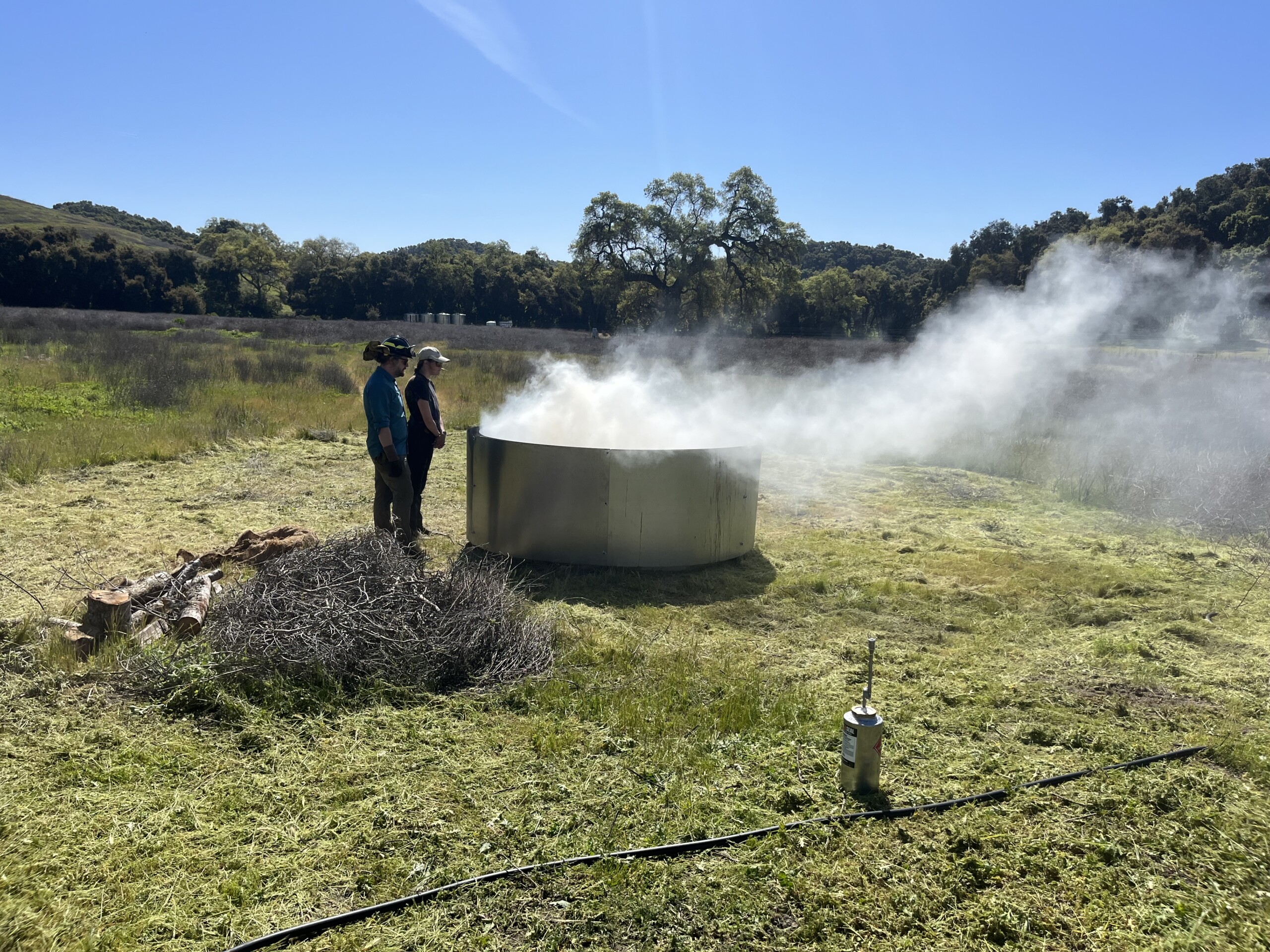 Photo of charcoal furnance